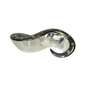 Vintage‎ Dansk Silver plate Swirl 11 Candle Holder Taper Holder Modern 02082